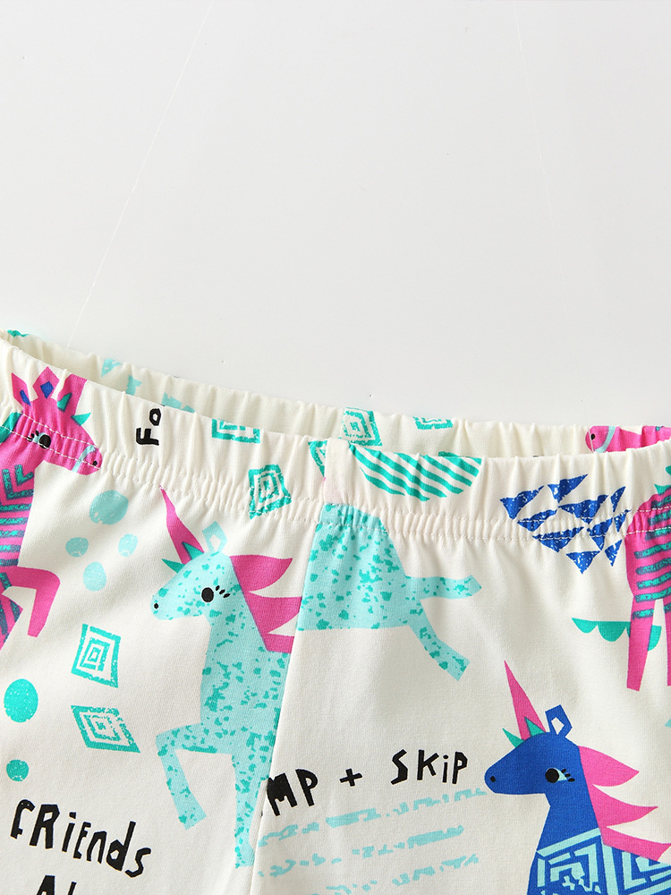 Malwee niñas leggings transfronterizas primavera y otoño nuevos pantalones de cintura elástica para niños impresión extranjera ropa infantil europea y americana image 2