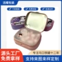 两片翻盖方形糖果铁盒