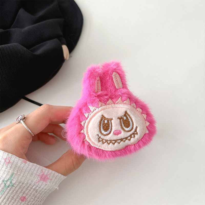 _0002_(背夹)毛绒拉布布-玫红