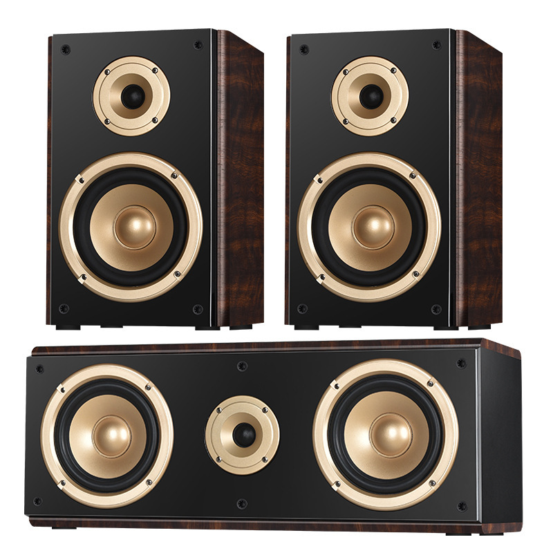 Dailer Home Center Surround Main Speaker Home Theater Wooden Stereo Passive Audio Equipment 60W100W