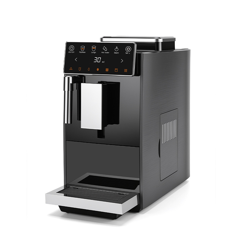 Máquina de café transfronteriza totalmente automática doméstica inteligente pantalla de color vapor de alta presión italiana concentrado molienda máquina de café integral