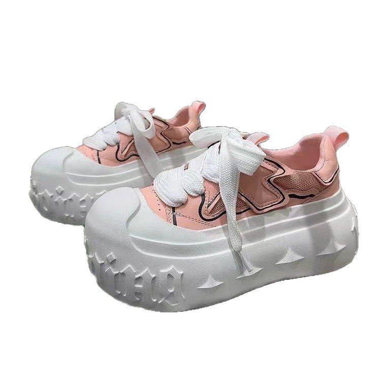 2026 nuevo verano nuevo estilo de moda versátil estudiantes zapatos deportivos ociosos feos y bonitos cabeza grande chic zapatos muffin