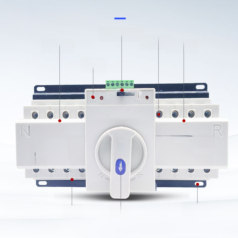 Dual power supply automatic conversion switch CB grade 4P125A three-phase four-wire mini switch switch home 400VAC