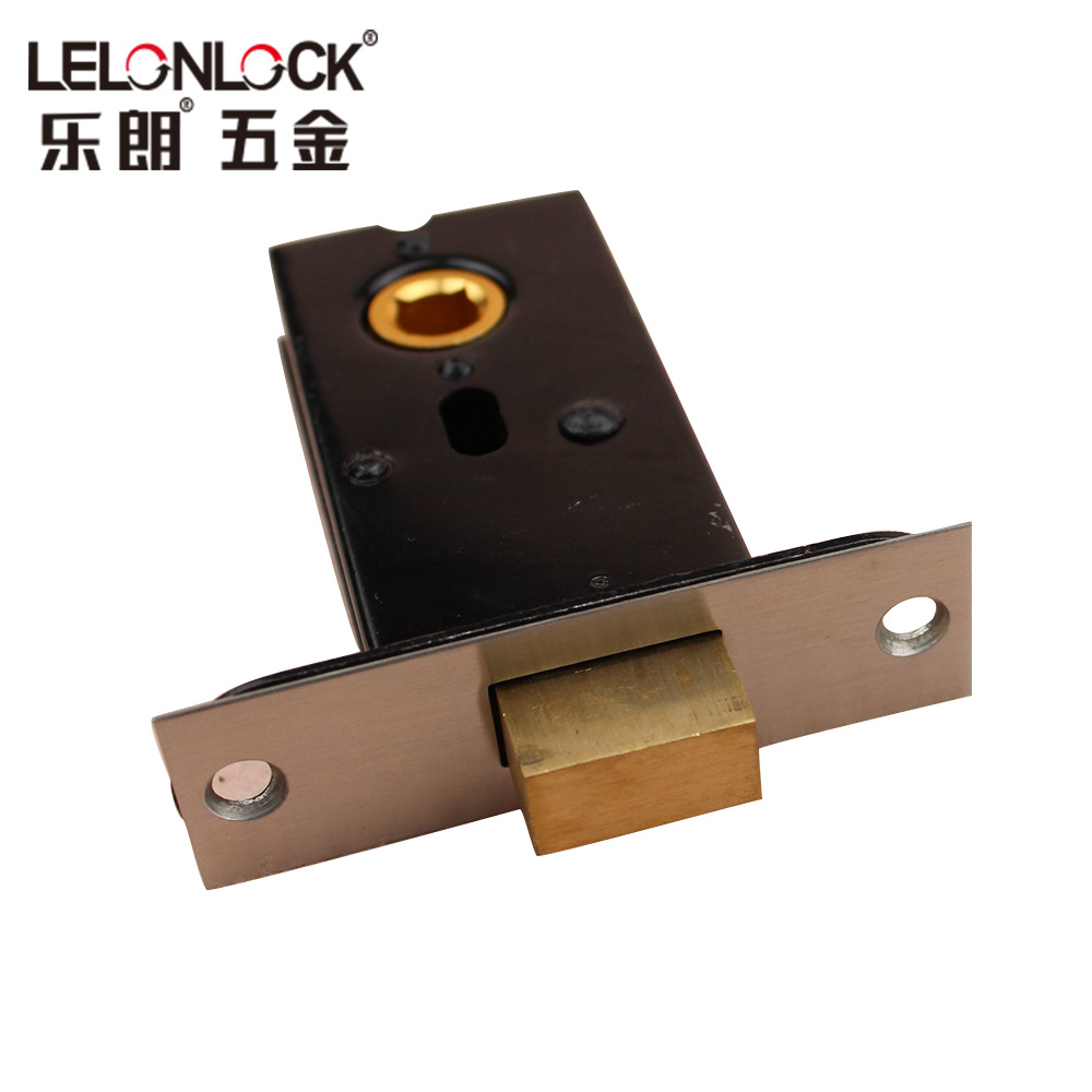 Personalizada puerta invisible cerradura unilateral cerradura pequeña cerradura negra cerradura de cobre cerradura de anillo de tracción pequeña cerradura de lengua única cerradura