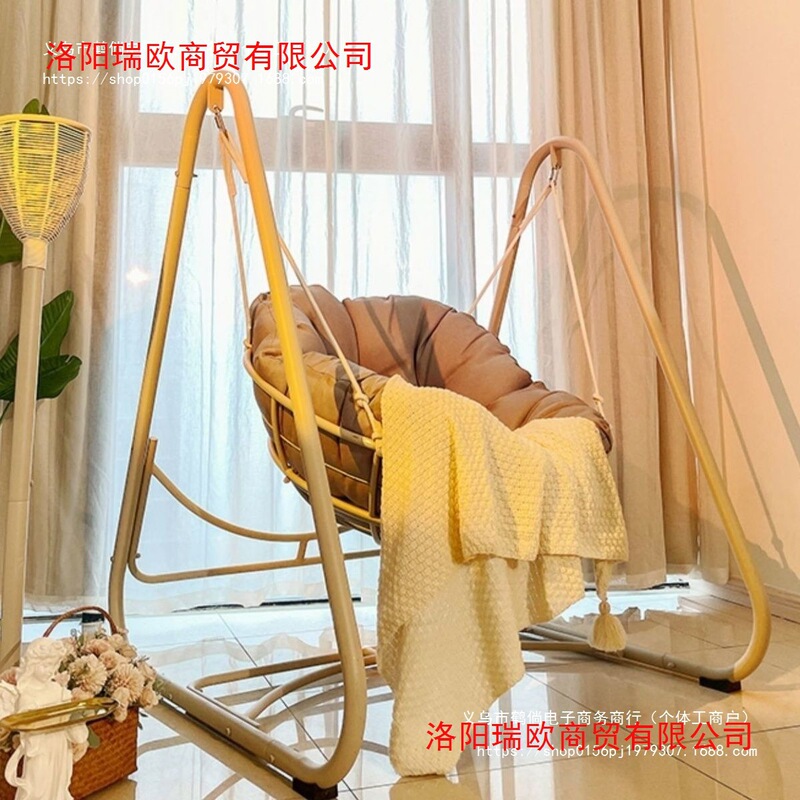加大秋千成人室内秋千家用阳台懒人沙发摇篮室内吊篮阳台秋千摇椅|undefined