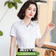 White Shirt Women's Short-sleeved Summer Thin Professional Commuter Shirt Anti-glare Work Clothes Korean-style Interview Shirt