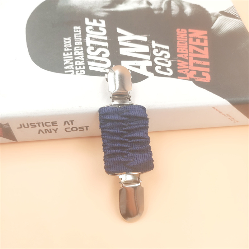 Amazon nuevo suéter clip plisado banda elástica cardigan clip vintage chal clip de moda clip fijo