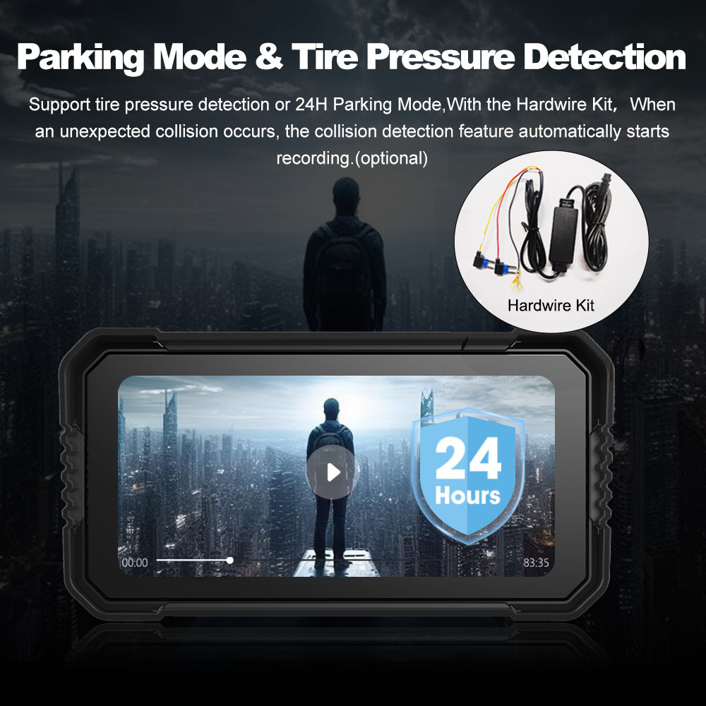 5/ 6.25inch Motorcycle Navigation Recorder Waterproof Smart Riding Carplay High-Definition Driving Recorder