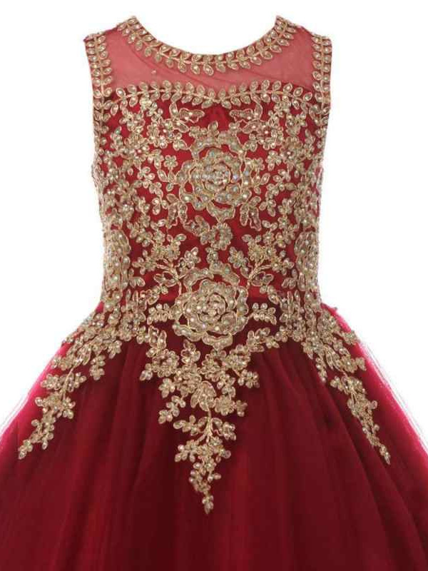 Niñas transfronterizas encaje caliente diamante vestido de princesa sin mangas vestido de niños espectáculo de cumpleaños desfile anfitrión vestido de prenda
