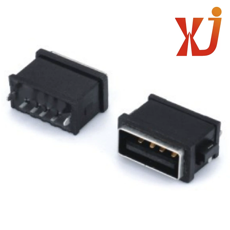Поставка USB розеток, последние двусторонние двусторонние материнские платы A 90 градусов без подушек, длина 2.0 горизонтальная USB материнская плата A материнская 2.0