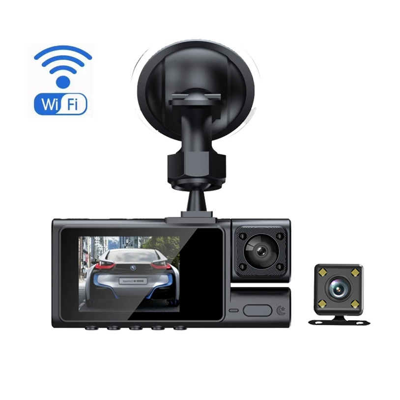 S19 видеорегистратор новый WIFI три записи HD 1080P ночного видения скрытая автомобильная камера мониторинга парковки