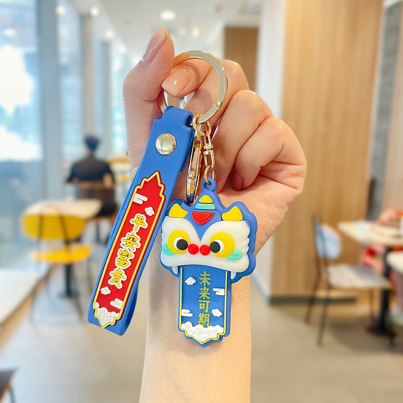 Venta directa de fábrica llavero colgante pequeño muñeca tridimensional llavero de coche mochila escolar colgante puesto al por mayor productos pequeños