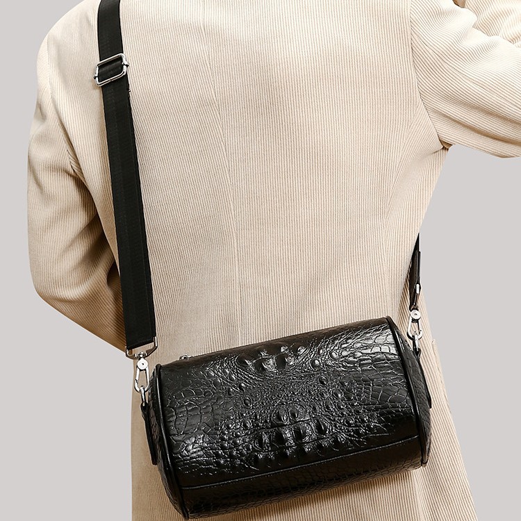 Men's Fashion Business Handbag Crocodile Pattern Shoulder Bag Briefcase Computer Gift Crossbody Bag_voghion.com