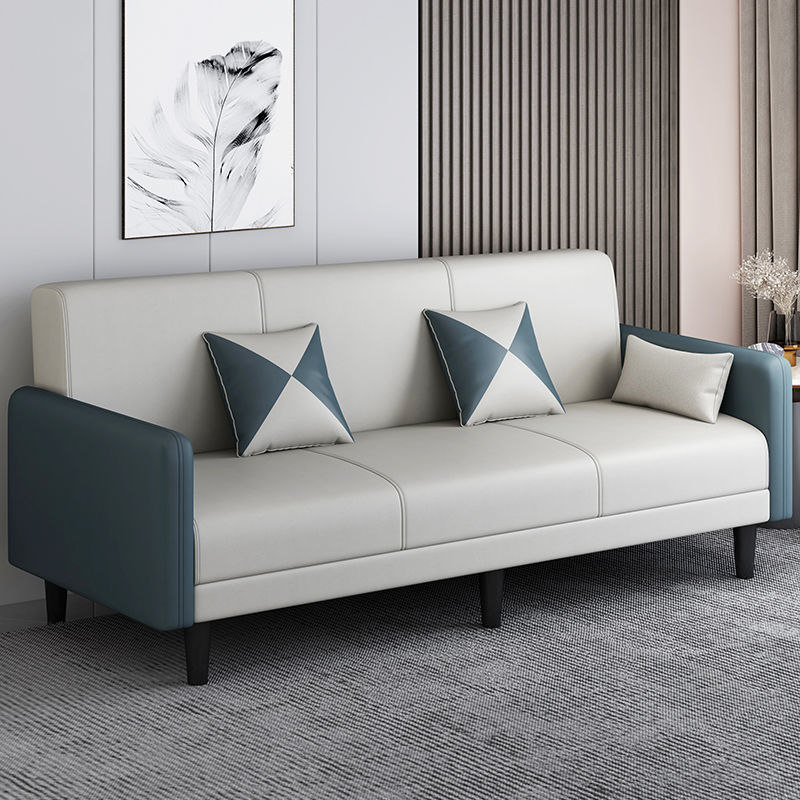 Elegant blue + off-white (technical cloth / Double seat - total length including armrests 1.4m : without pillow