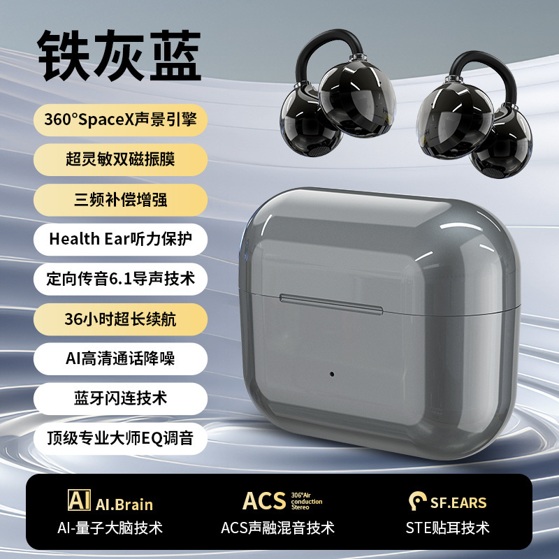 工厂新款OWS蓝牙耳机 适用华为苹果耳机跨境爆款无线运动蓝牙耳机|undefined