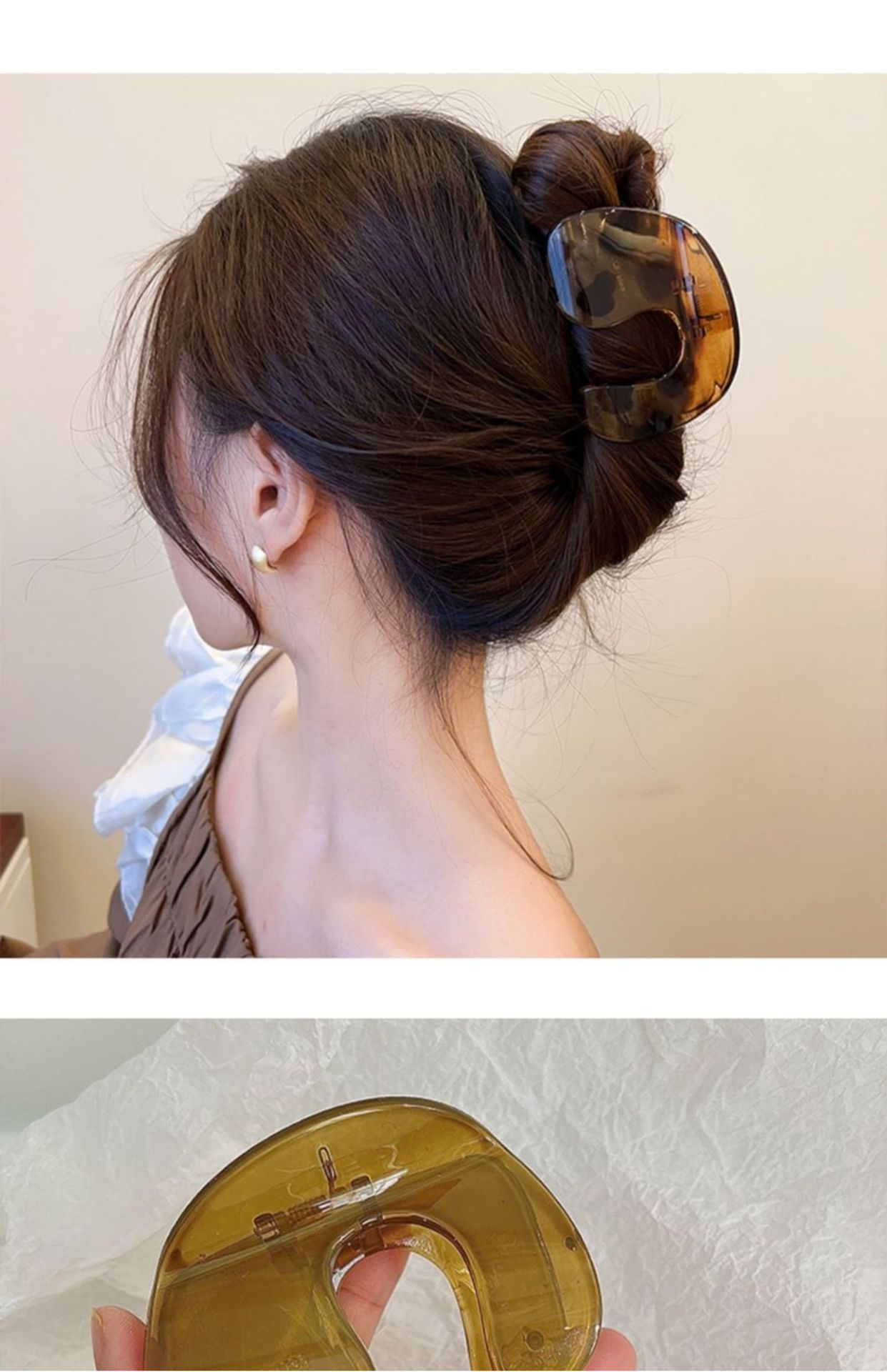 Frau Ig-stil Geometrisch Kunststoff Einbrennlack Haarkrallen display picture 8