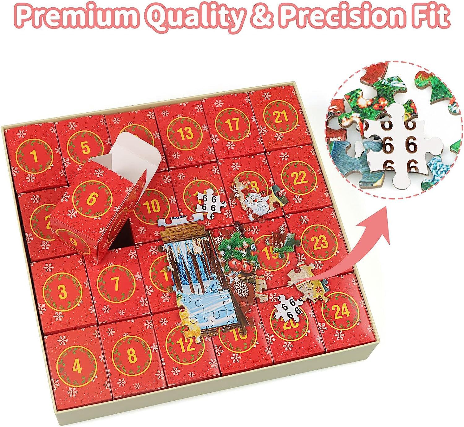 Christmas House, Christmas Tree, Santa Claus Pattern Christmas Cute Christmas House Christmas Tree Santa Claus Party Supplies Party Favors 1 Set