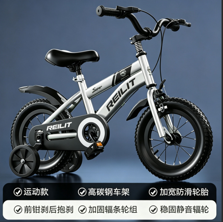 Bicicletas infantiles de 3 - 6 años 12 - 20 pulgadas para niños y niñas bicicletas infantiles bicicletas infantiles con ruedas auxiliares image 8