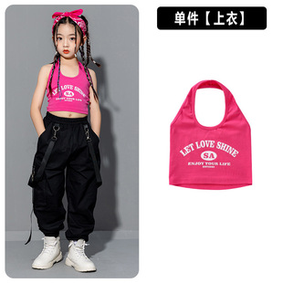 Korean-Style Short Vest for Older Children, Summer Children's Crop Top, Fashionable Sleeveless Camisole for Little Girls
