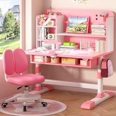 小学生の家庭用の字を書く机の専用の机と椅子のセットを昇降できます。