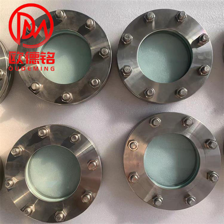 源头厂家纯钛钛管件钛法兰TA1/TA2钛锻件法兰盖视镜批发轻量化