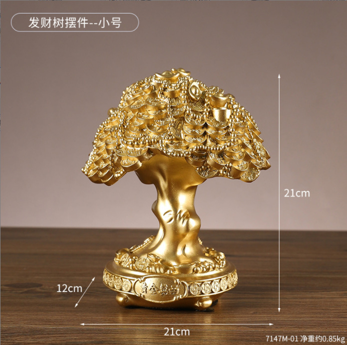 7147M-01-Money tree ornaments--Small size
