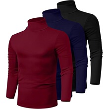 U 13197 Men's Long Sleeve Turtleneck Shirt ��ʿ�����T��