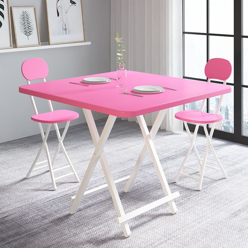 Mesa de comedor retráctil de casa de alquiler pequeña simple y portátil mesa de negociación doméstica multifuncional económica mesa plegable image 38