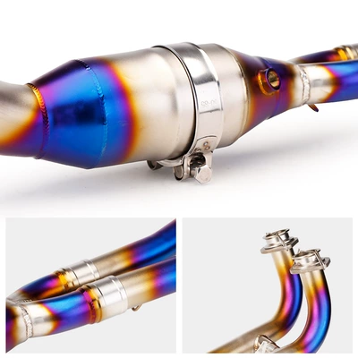 drum front-end exhaust, Exhaust pipe
