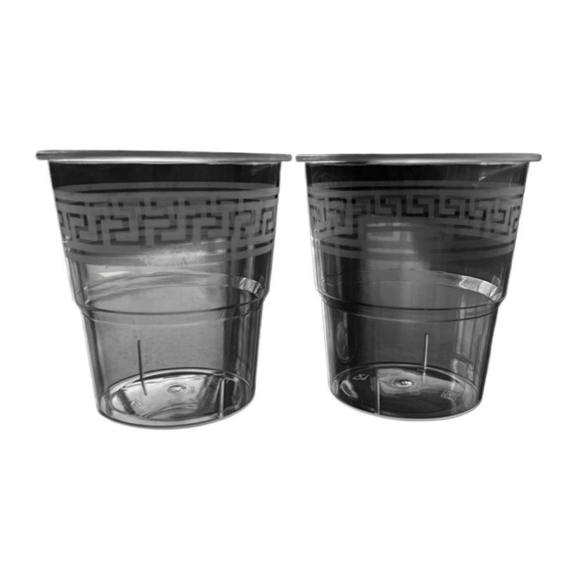 Disposable transparent plastic space glass for home use for commercial use, increased thickness
