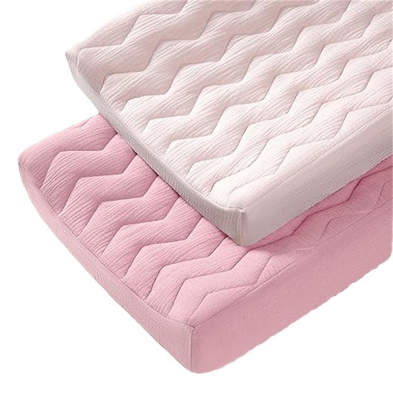 Transfronterizo Amazon popular bebé sábana ajustable llanura crepe pañal cambio de la cubierta del cojín clase una Madre y niño suministros cuna colchón