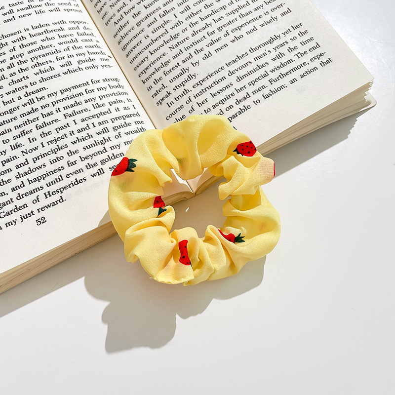 Super Hada de color sólido de malla Mori intestino grueso banda para el cabello tocado de alta calidad cuerda del lazo del pelo elegante cuerda del pelo del todo-fósforo simple accesorios para el cabello