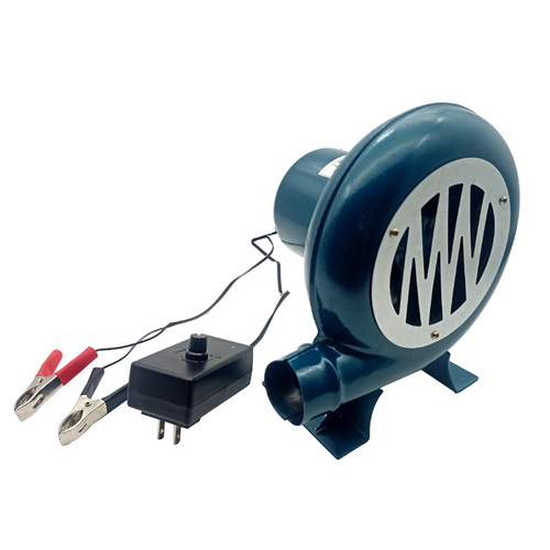 Home 12v DC blower 12v battery special outdoor barbecue egg waffle fan 220V speed regulation