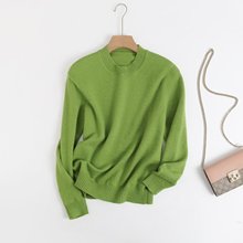 M跨境欧美风2025新款时尚气质女装批发打底圆领针织衫05620593526