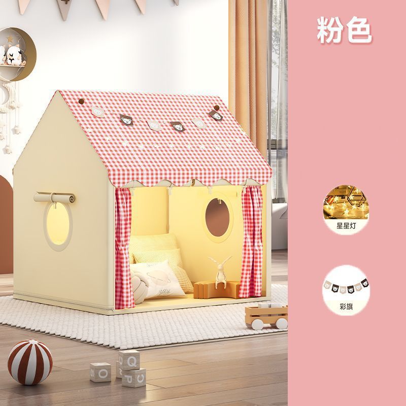 Tiendas de campaña para niños en interiores Niñas Niños Castillo Casa pequeña Casa de juguetes Princesa Fantástica Juegos de cama Base secreta