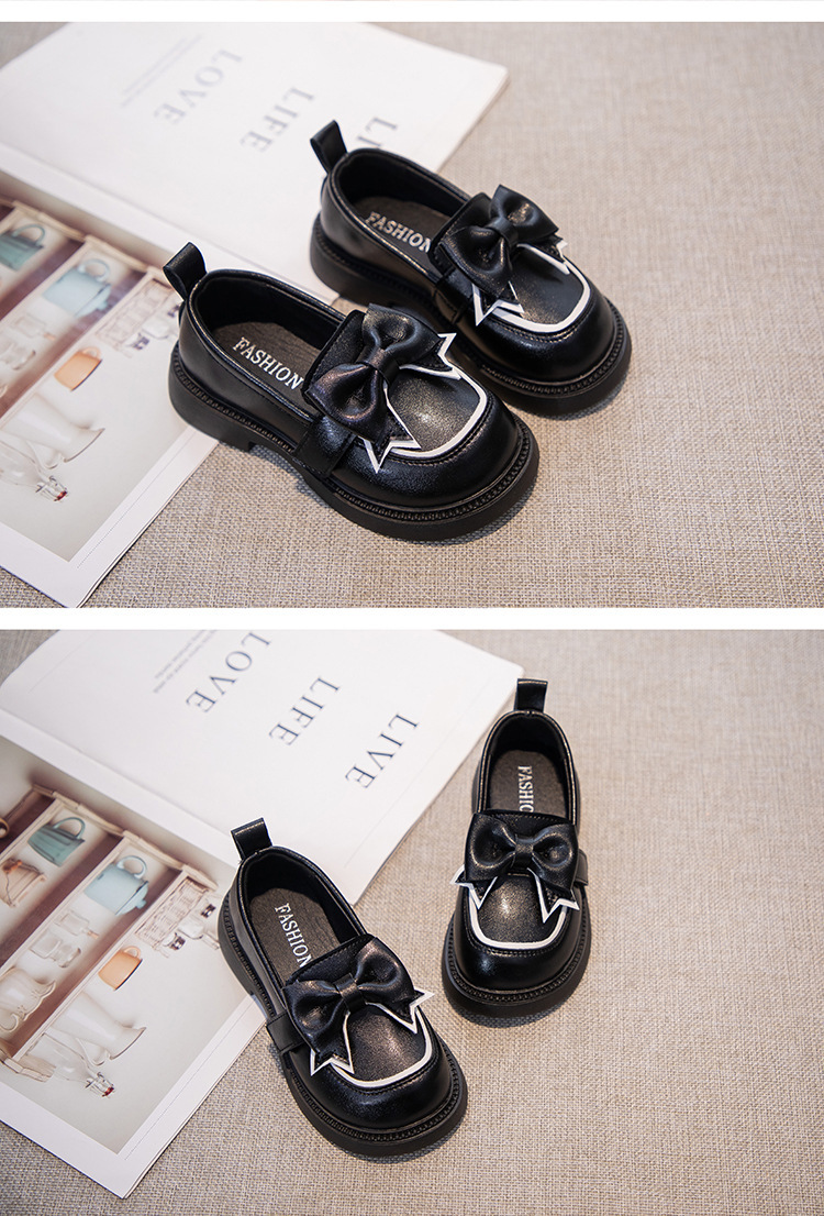 Princess Leather Shoes For Girls With Soft Sole For Spring_voghion.com