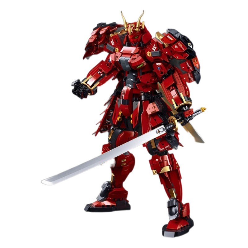 Poco Luban bloques de construcción B1183-5 Jiafei Guerrero nieve escena Phantom Mech modelo montado juguete regalo