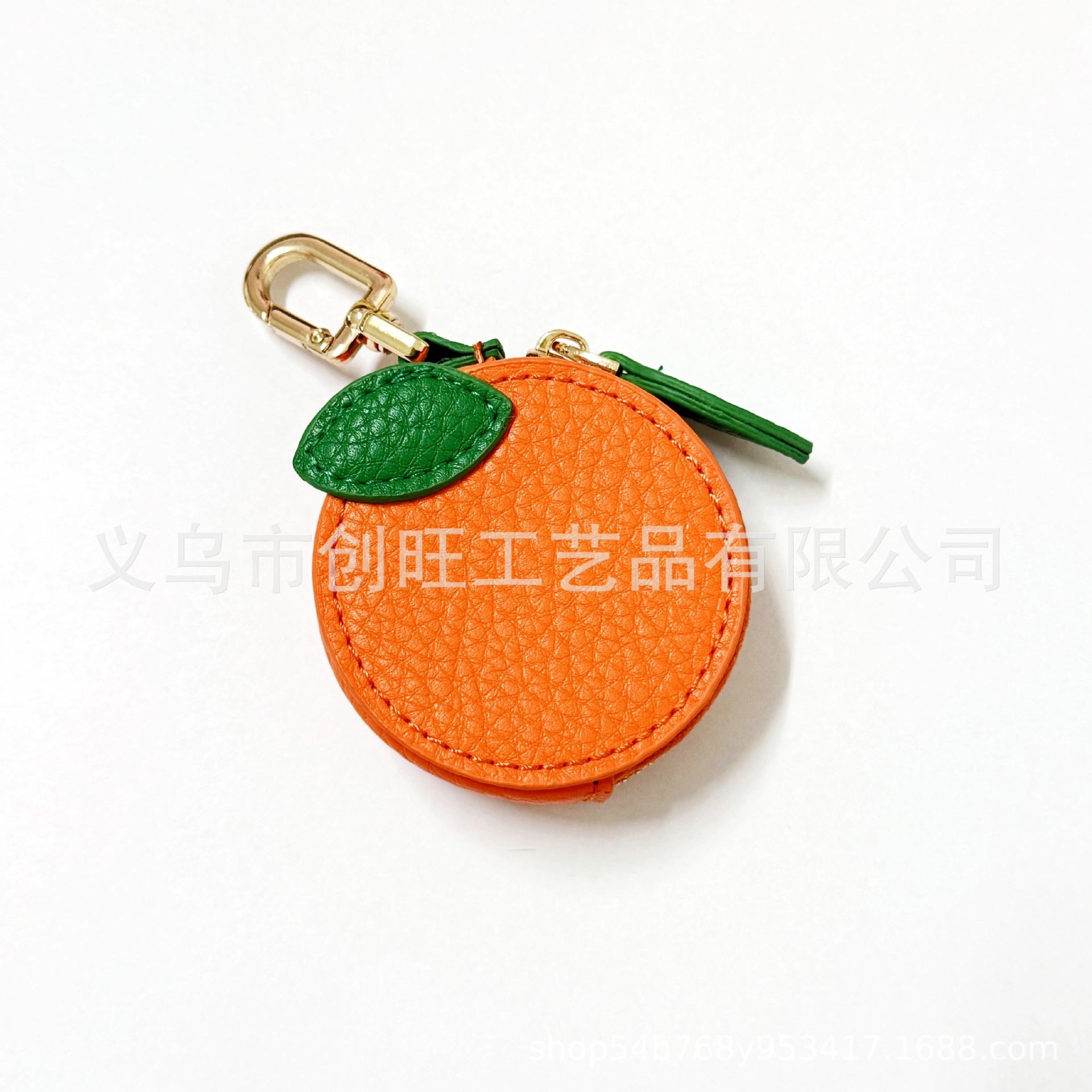 Mini Monedero de Cuero con Diseño de Fruta de Corteza image 11