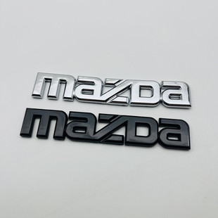 适用马自达3 马6改装后尾标字母英文装饰贴MAZDA标志后备箱汽车贴-阿里巴巴