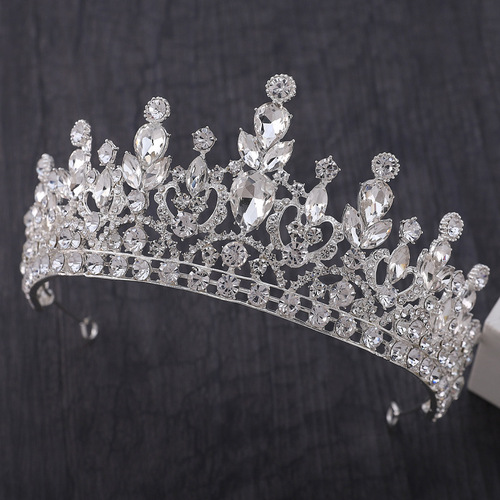 European and American bridal crown baroque Korean wedding hair accessories crown headband wedding birthday photo studio catwalk accessories