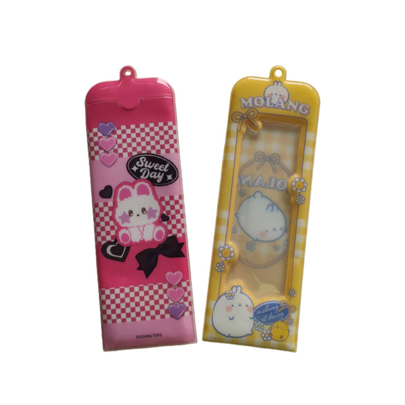 Uv Printed Colorful Photo Protective Case Idol Star 3inch Small Card Holder Polaroid School Bag Card Holder Pendant