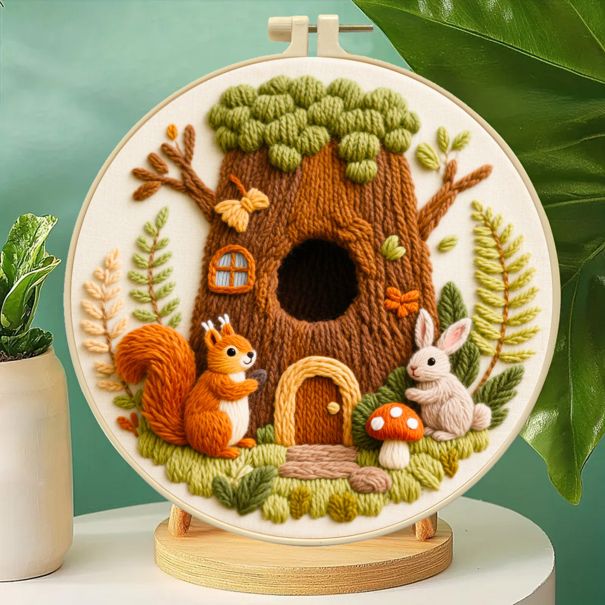 2025 nuevo paquete de material bordado diy serie de otoño principiantes paquete de bordado transfronterizo nivel de entrada de Amazon