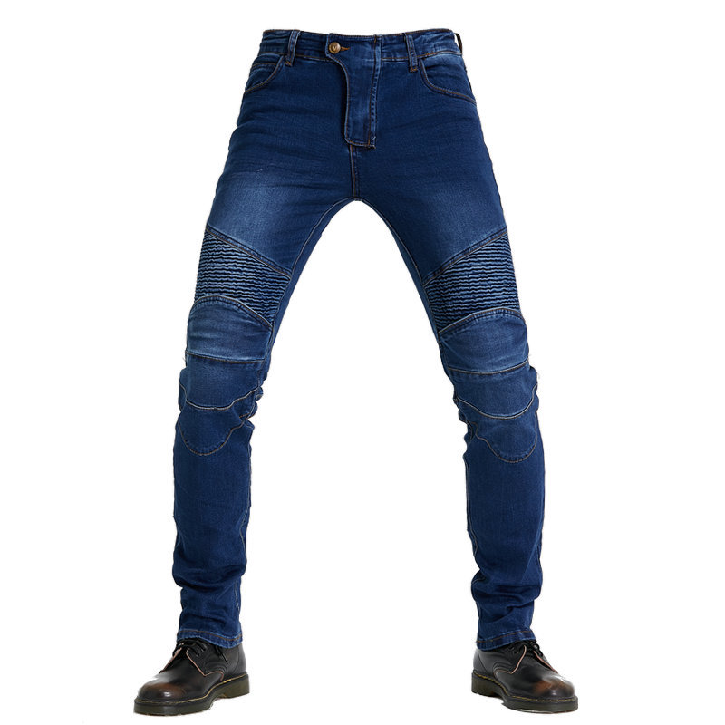 Off-Road motocicleta montar pantalones Knight carreras pantalones cuesta abajo Pantalones anti-caída pantalones de la motocicleta pantalones vaqueros viejos
