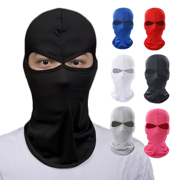 Summer Outdoor Sun Protection Mask for Men, Cycling Bicycle and Motorcycle Double-Hole Hood, Women's Windproof and Dustproof Mask