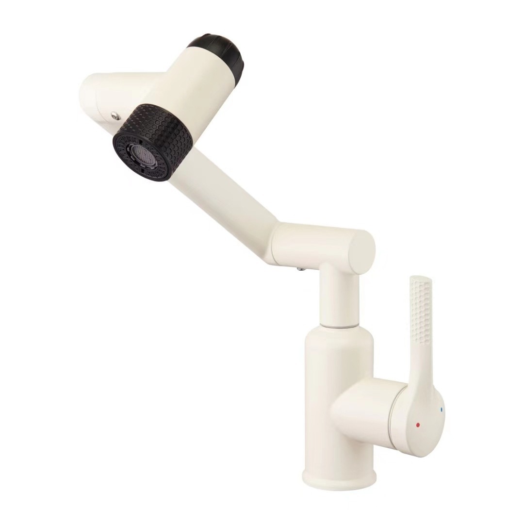 304 grifo de acero inoxidable lavabo inodoro brazo robótico multifuncional pantalla digital de agua fría y caliente rotación universal