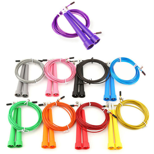 Cross-border racing steel cord jump rope for student exams, jump rope for weight loss and body shaping, exercise jump rope for both men and women, dual bearing jump rope