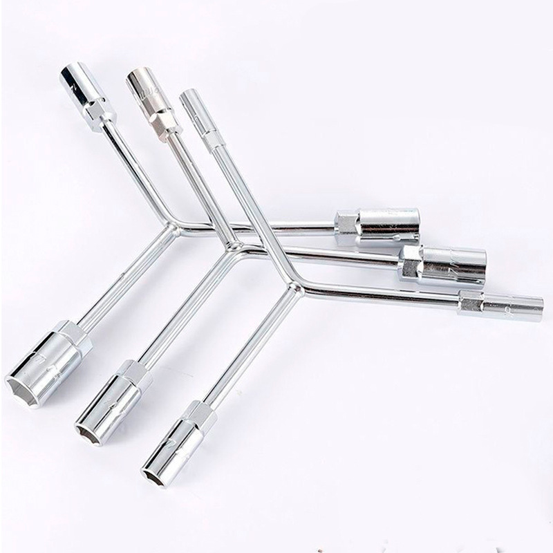 Llave de tubo de tres puntas genuina Llave hexagonal extra larga Herramienta tres en uno de grado industrial Llave de tubo en forma de y