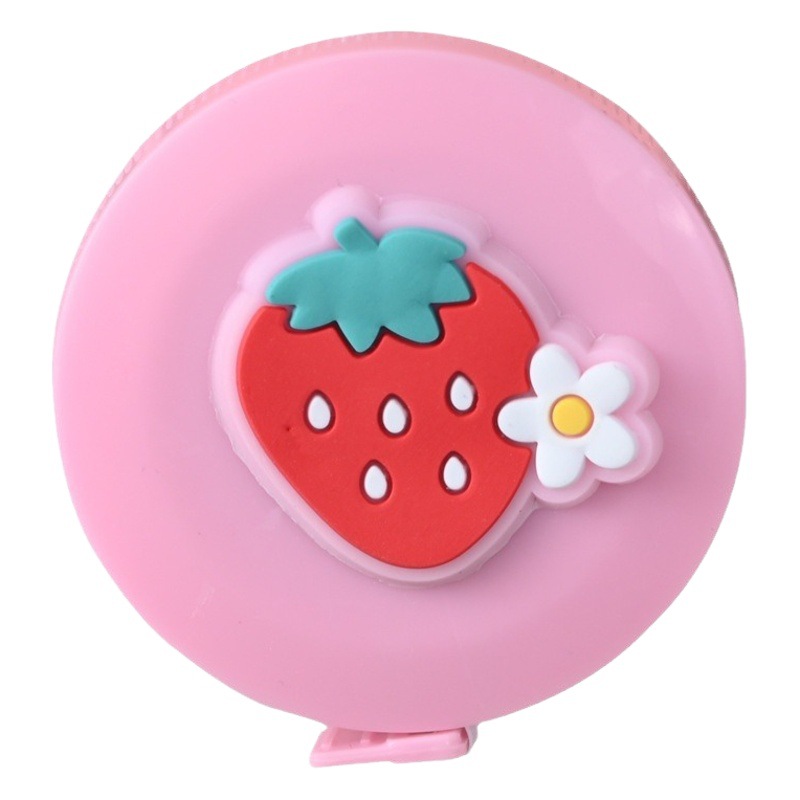 Dibujos animados mini cinta métrica multifuncional redonda portátil cinta métrica de tres circunferencia busto cintura Regla de medición Regla suave