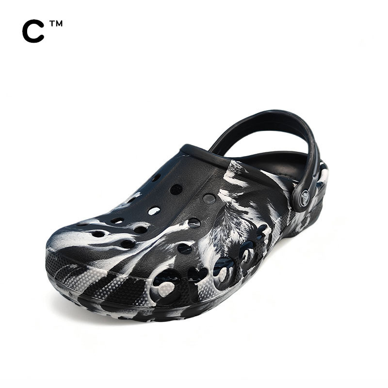 Cross Star Beiya Clogs with Marble Pattern, Summer Outdoor Casual Beach Shoes for Men and Women, Sandals and Slippers Cross Star Beiya Clogs with Marble Pattern, Summer Outdoor Casual Beach Shoes for Men and Women, Sandals and Slippers