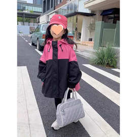 女童秋装儿童冲锋衣2025春秋新款女宝宝外套洋气童装中大童上衣潮